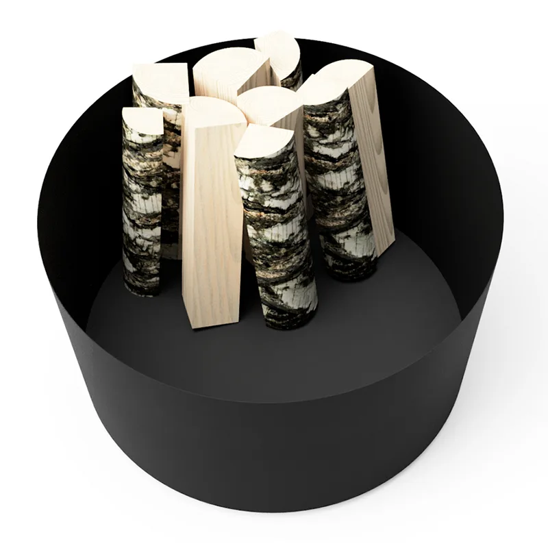 Pozinkovaný kovový okrúhly vonkajší kvetináč