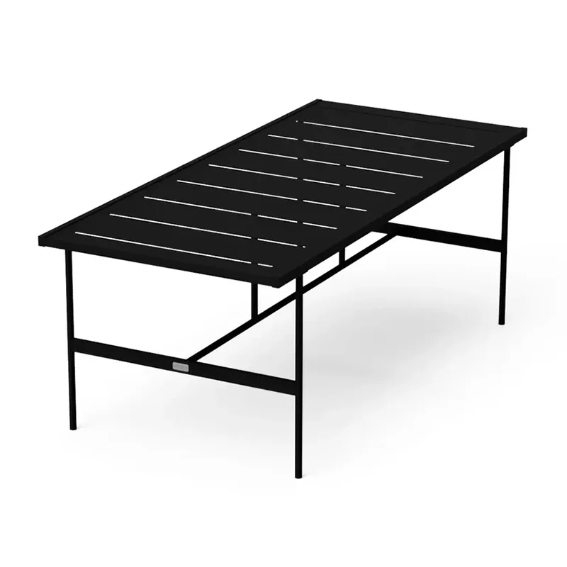 Vonkajší obdĺžnikový jedálenský stôl